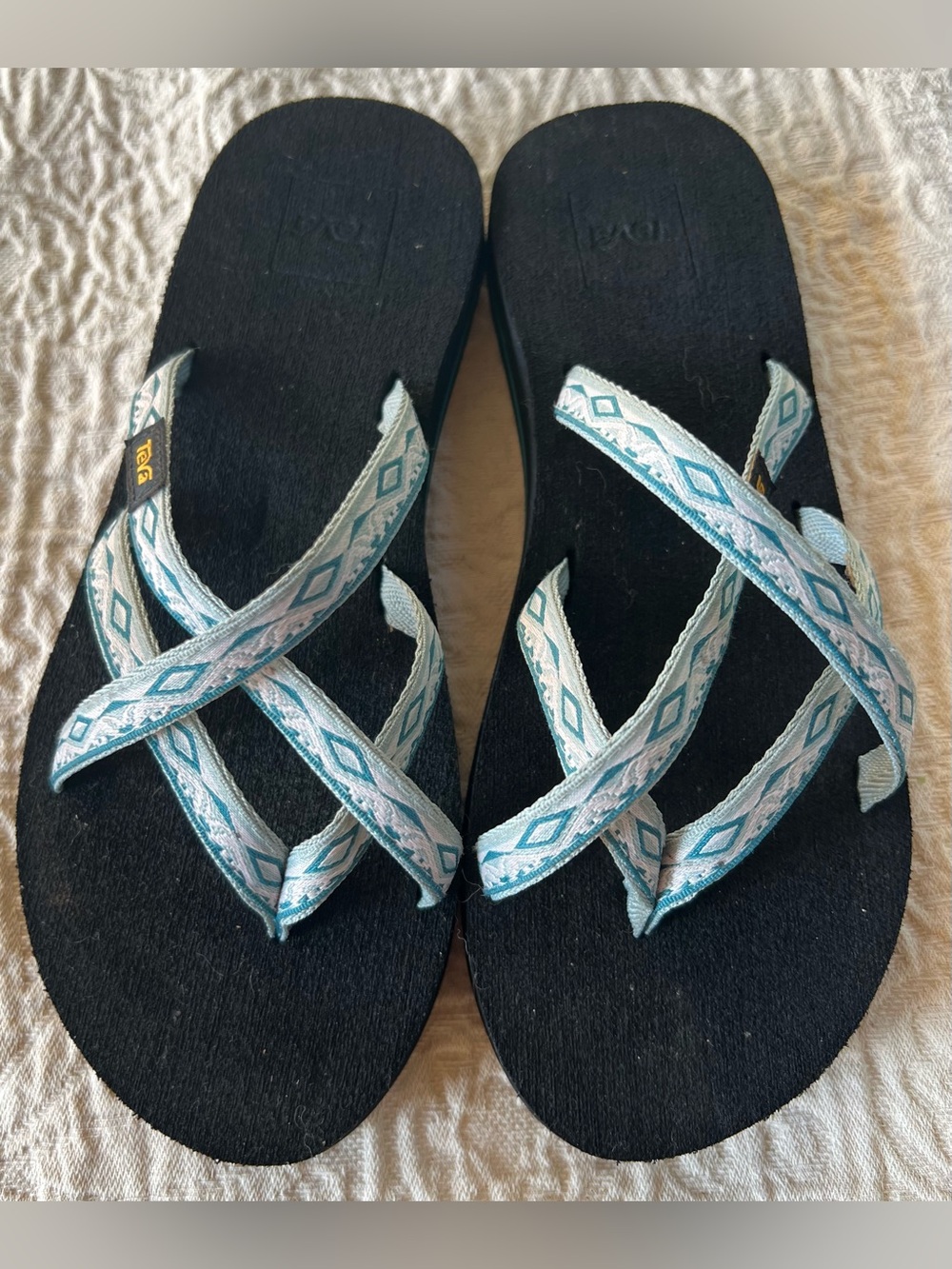 Teva Olowahu Flip Flop Strappy Sandals 7